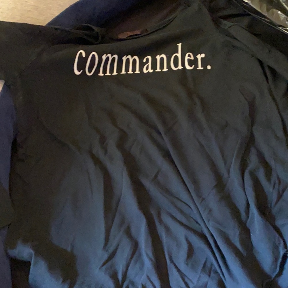 Birdiebee cold shoulder commander fashion tee